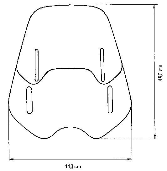 VARIO-SCREEN NAKED BIKE - Varioscreen for Naked-Bikes "VNB" all years