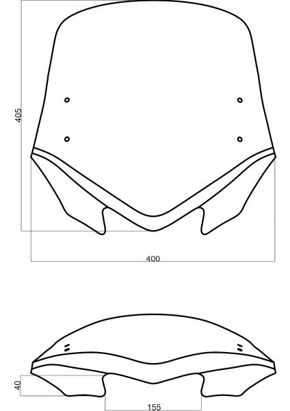 V-FLOW SCREEN TYP "Z" - V-Flow Screen "Z" all years