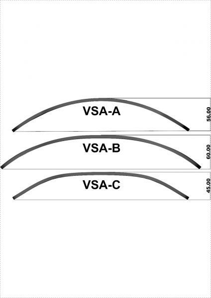 VSA-TYP C (30/18 CM) - Vario-Spoiler-Aufsatz "VSA-C" inkl. Klemme alle Baujahre